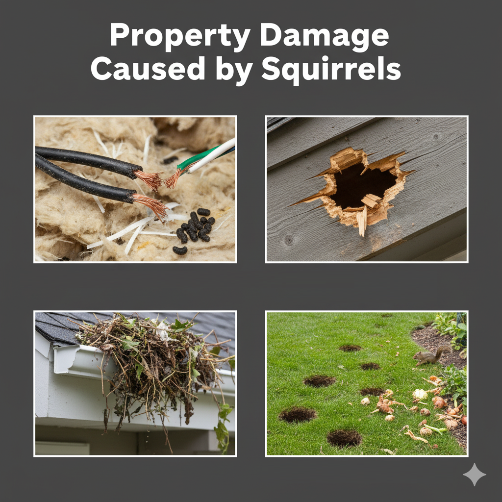 Squirrels Damage